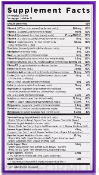 Women's Advanced Multivitamin Tablets by New Chapter