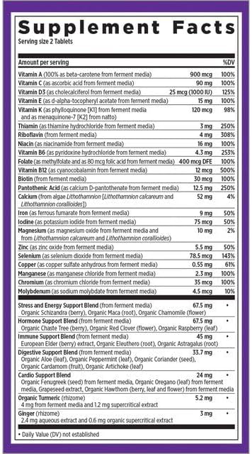 Women's Advanced Multivitamin Tablets by New Chapter