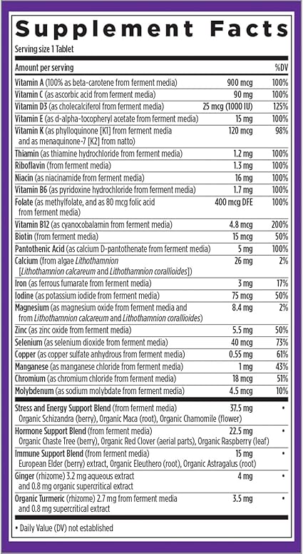 Women's One Daily Multivitamin Tablets by New Chapter