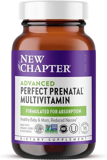 Advanced Perfect Prenatal Tablets by New Chapter