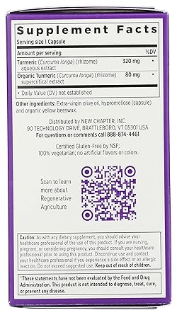 Turmeric Force Capsules by New Chapter