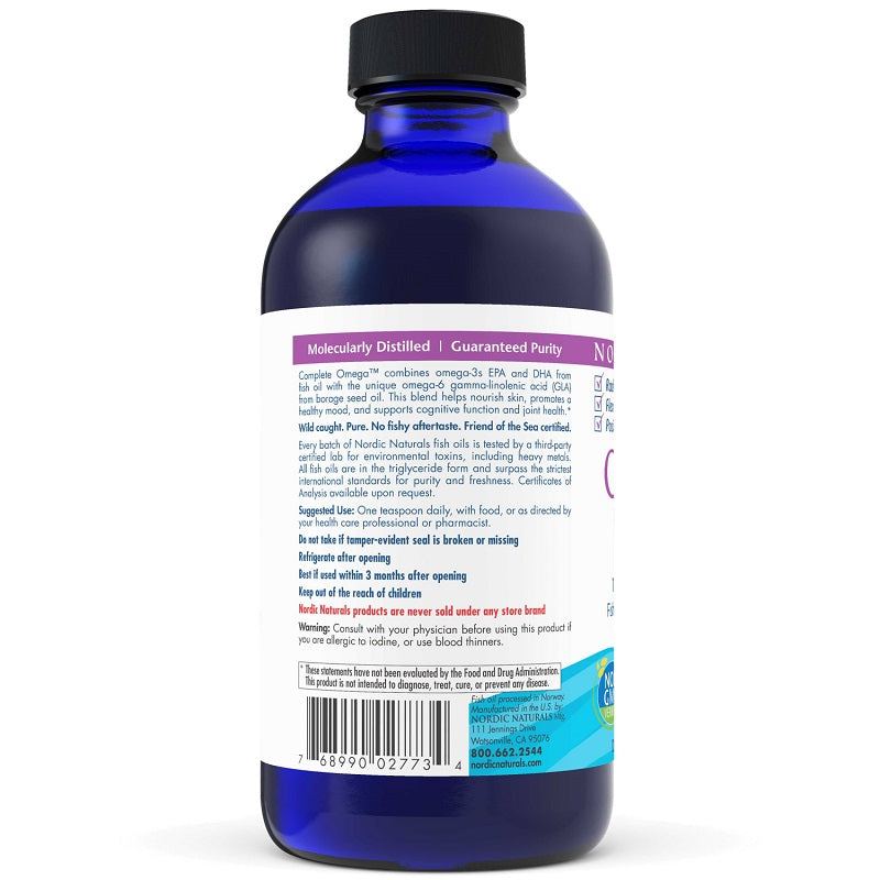 Complete Omega Liquid 8oz by Nordic Naturals