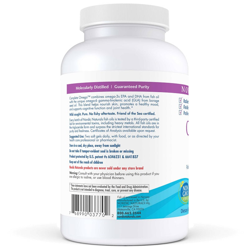 Complete Omega 180sg by Nordic Naturals