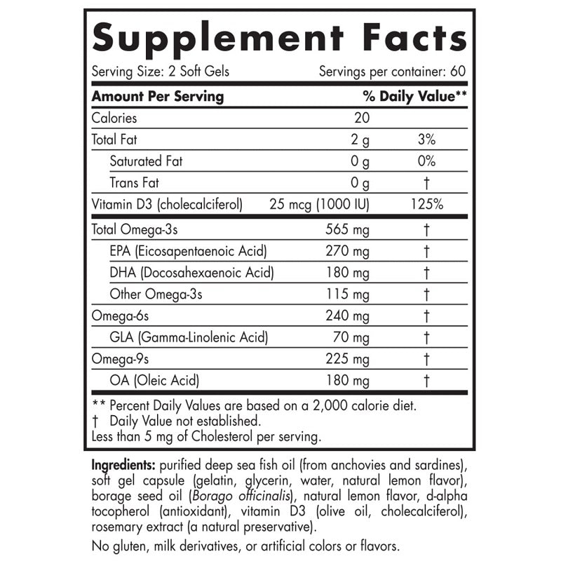 Complete Omega-D3 120sg by Nordic Naturals