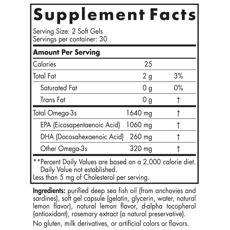EPA Xtra 60sg by Nordic Naturals