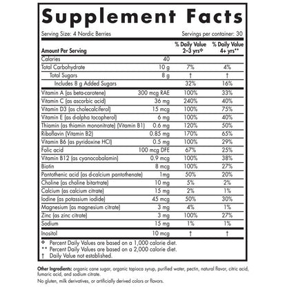 Nordic Berries Citrus 120 Gummies by Nordic Naturals