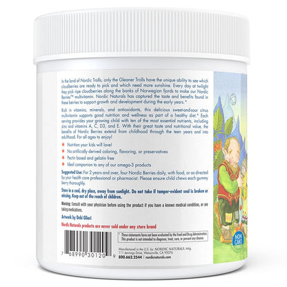 Nordic Berries Citrus 120 Gummies by Nordic Naturals