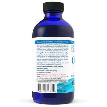 Omega-3 Liquid 8oz by Nordic Naturals