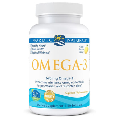 Omega-3 in Fish Gelatin 60sg by Nordic Naturals
