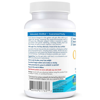 Omega-3 in Fish Gelatin 60sg by Nordic Naturals