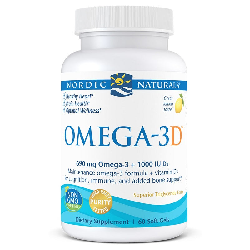 Omega-3D 60sg by Nordic Naturals