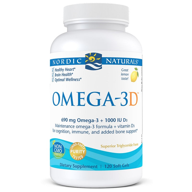 Omega-3D 120sg by Nordic Naturals