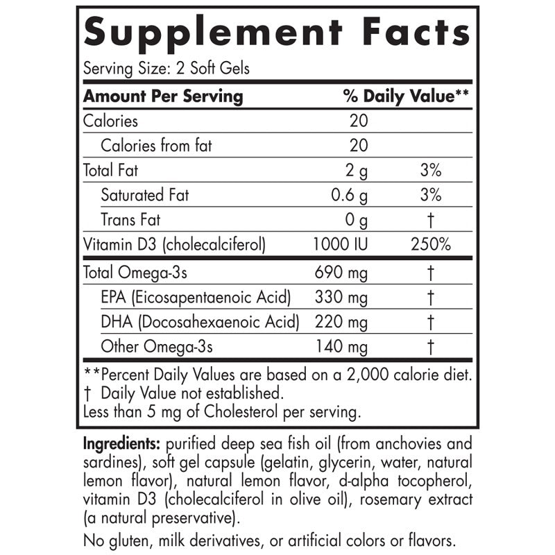 Omega-3D 120sg by Nordic Naturals