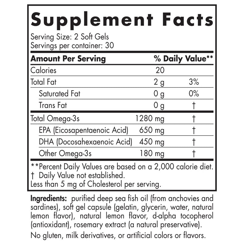 Ultimate Omega 60sg by Nordic Naturals