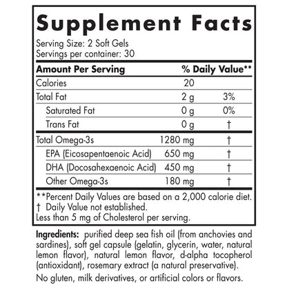 Ultimate Omega 60sg by Nordic Naturals