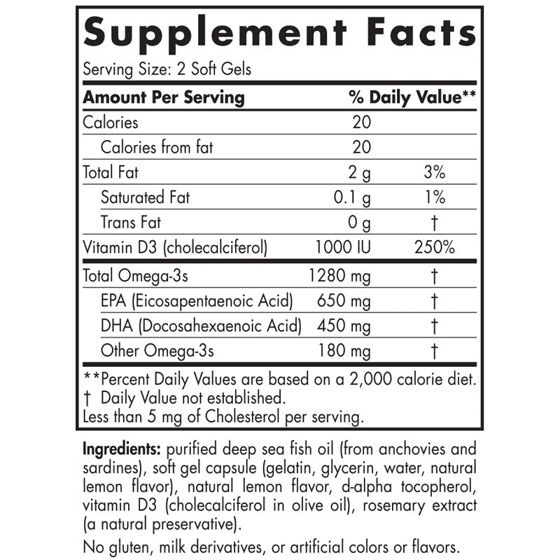 Ultimate Omega D3 60sg by Nordic Naturals