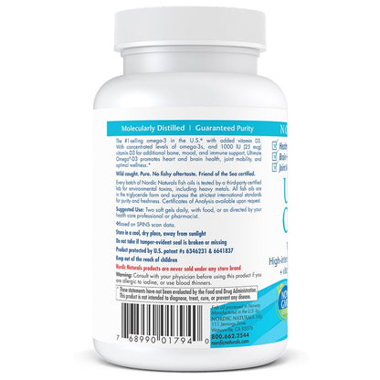 Ultimate Omega D3 60sg by Nordic Naturals