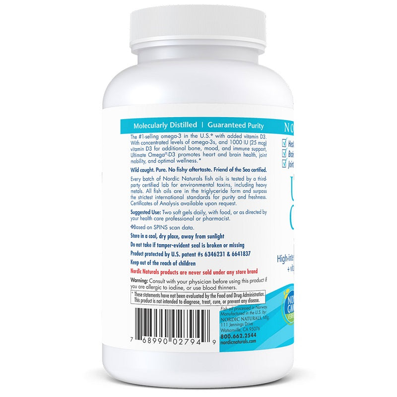 Ultimate Omega D3 120sg by Nordic Naturals