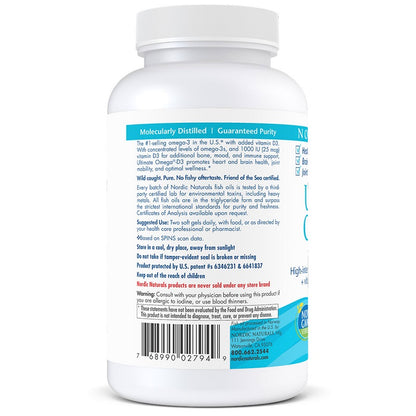 Ultimate Omega D3 120sg by Nordic Naturals