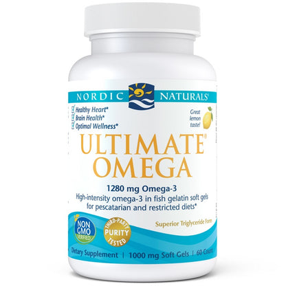 Ultimate Omega in Fish Gelatin 60sg by Nordic Naturals