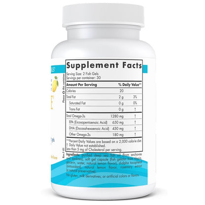 Ultimate Omega in Fish Gelatin 60sg by Nordic Naturals