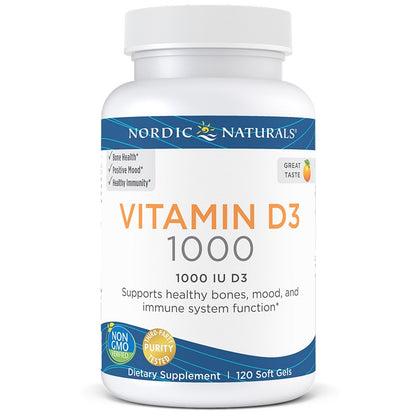 Vitamin D3 1,000 IU 120sg by Nordic Naturals