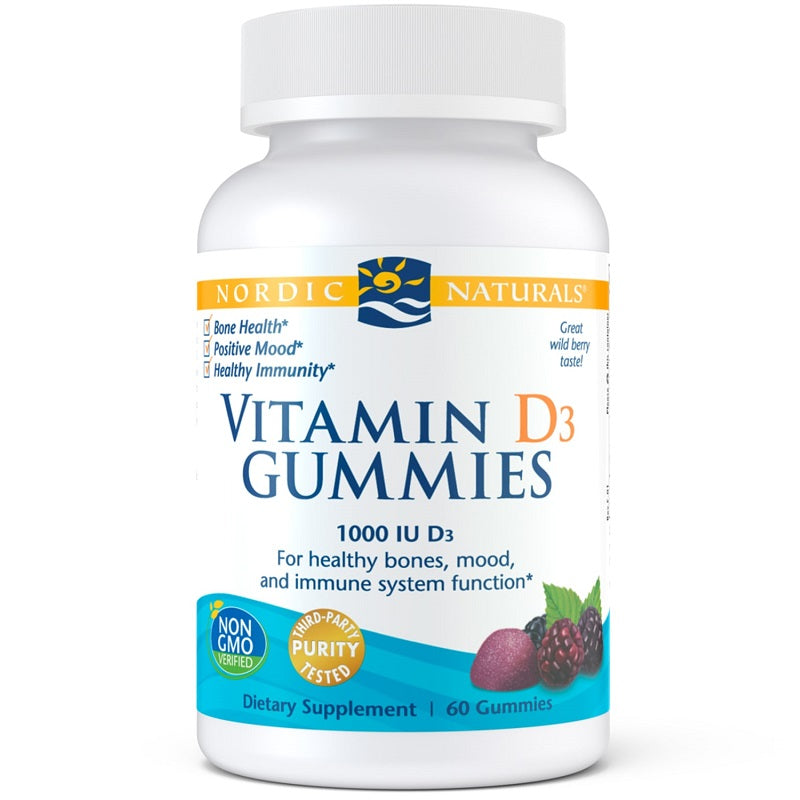 Vitamin D3 60 Gummies by Nordic Naturals