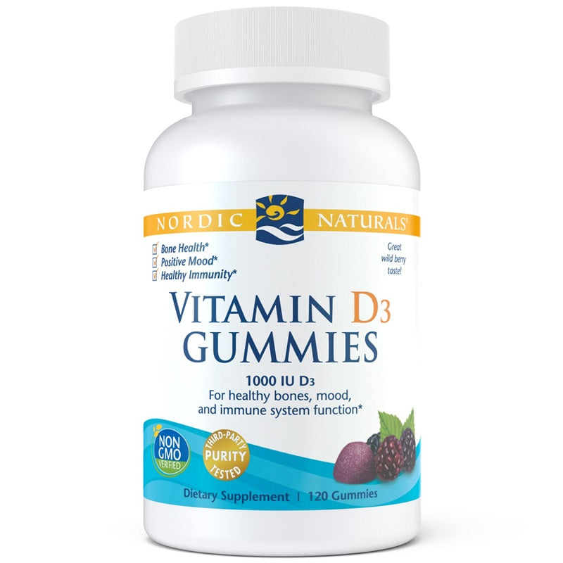 Vitamin D3 120 Gummies by Nordic Naturals