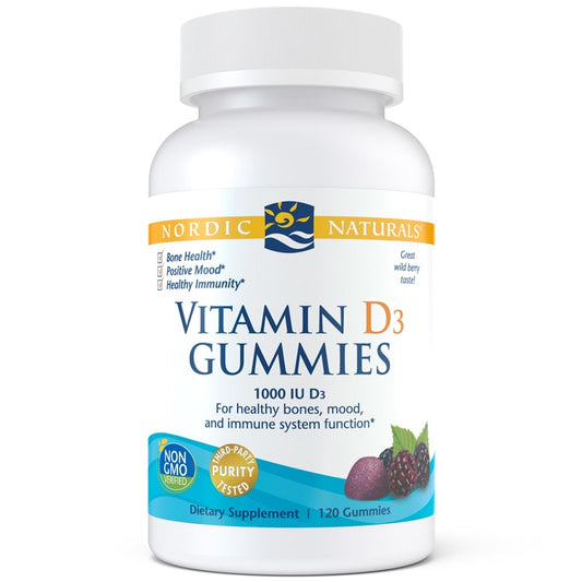 Vitamin D3 120 Gummies by Nordic Naturals