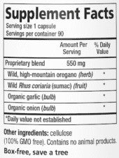 Oregamax Veg Capsules by North America Herb & Spice