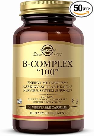 B-Complex 100mg Capsules by Solgar