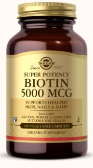 Biotin 500mcg Capsules by Solgar