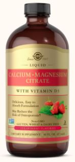 Liquid Calcium Magnesium D3 Strawberry by Solgar