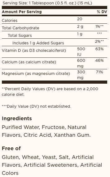 Liquid Calcium Magnesium D3 Strawberry by Solgar