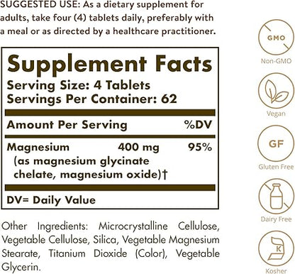 Chelated Magnesium Tablets by Solgar