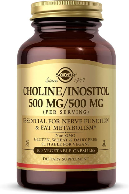 Choline & Inositol Cpsules by Solgar