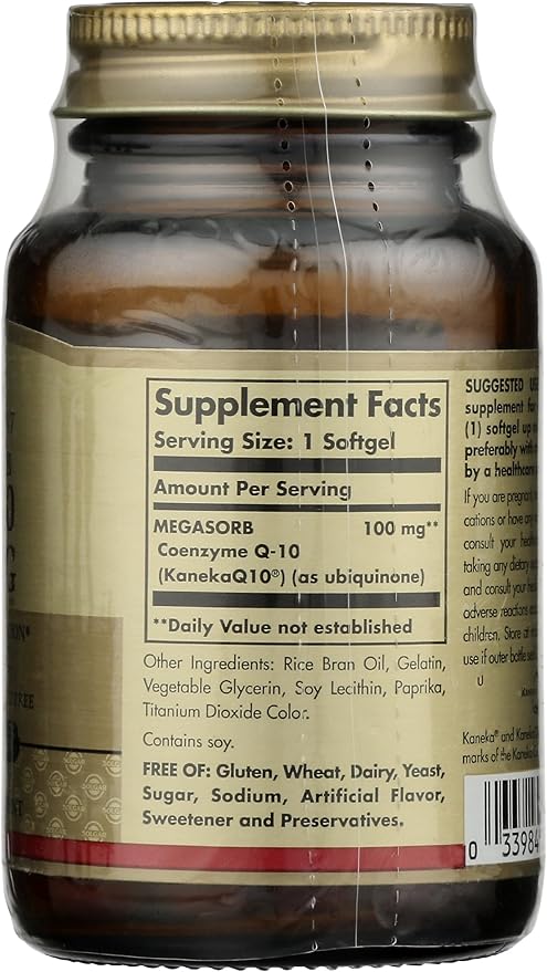 CoQ-10 100mg Softgels by Solgar