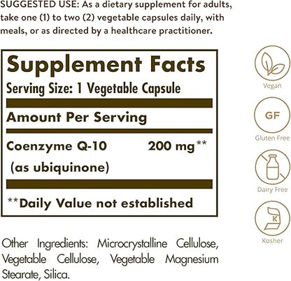 CoQ-10 200mg Capsules by Solgar
