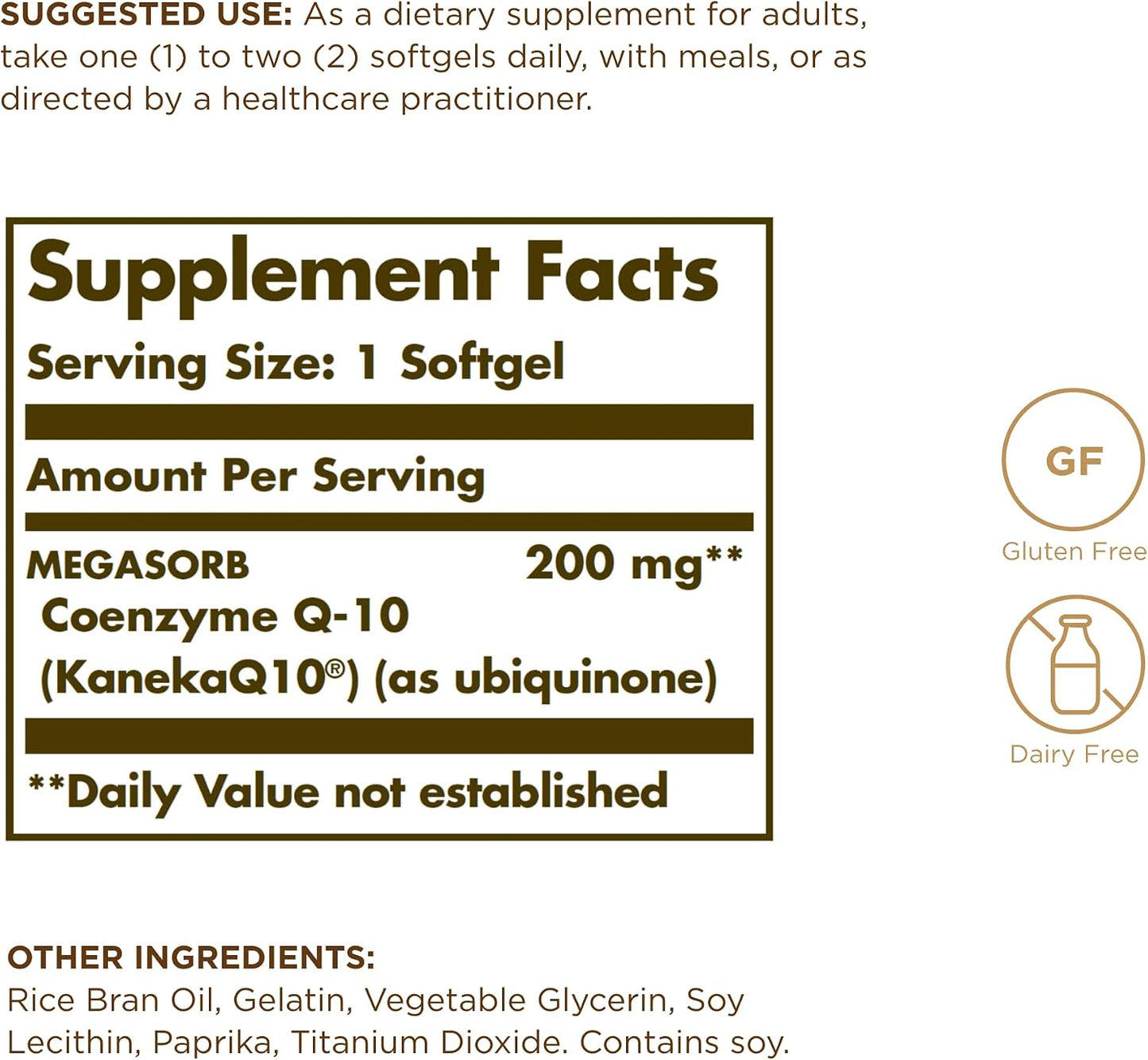 CoQ-10 200mg Softgels by Solgar