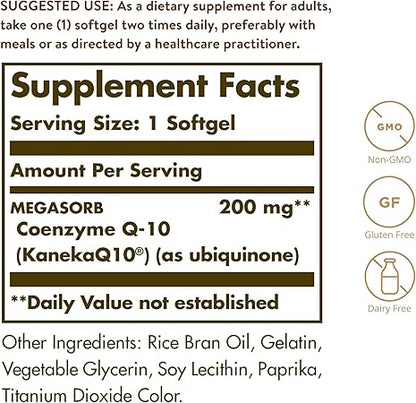 CoQ-10 200mg Softgels by Solgar