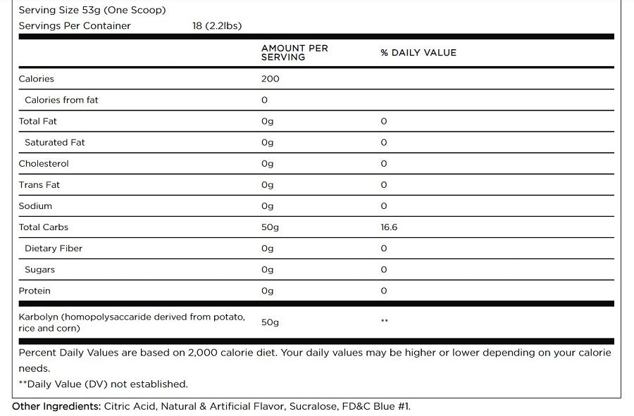Karbolyn Blue Razz Watermelon 2.2lb by EFX Sports