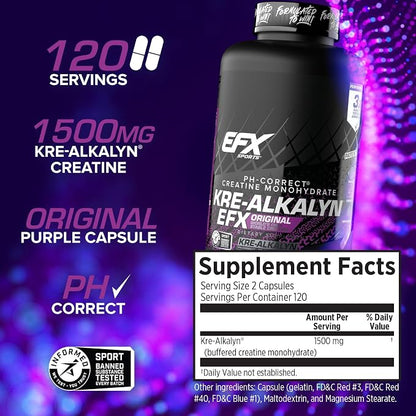 Kre-Alkalyn Capsules by EFX Sports