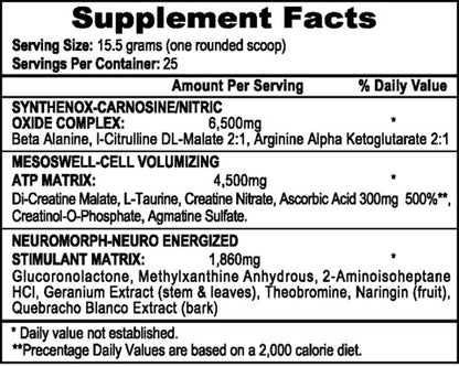 Mesomorph Tropical Fruit Punch by APS Nutrition