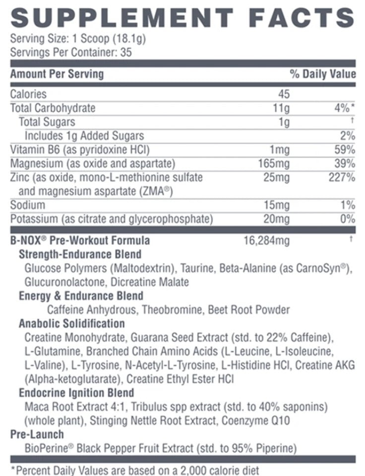 B-Nox Androrush Fruit Punch by Betancourt Nutrition