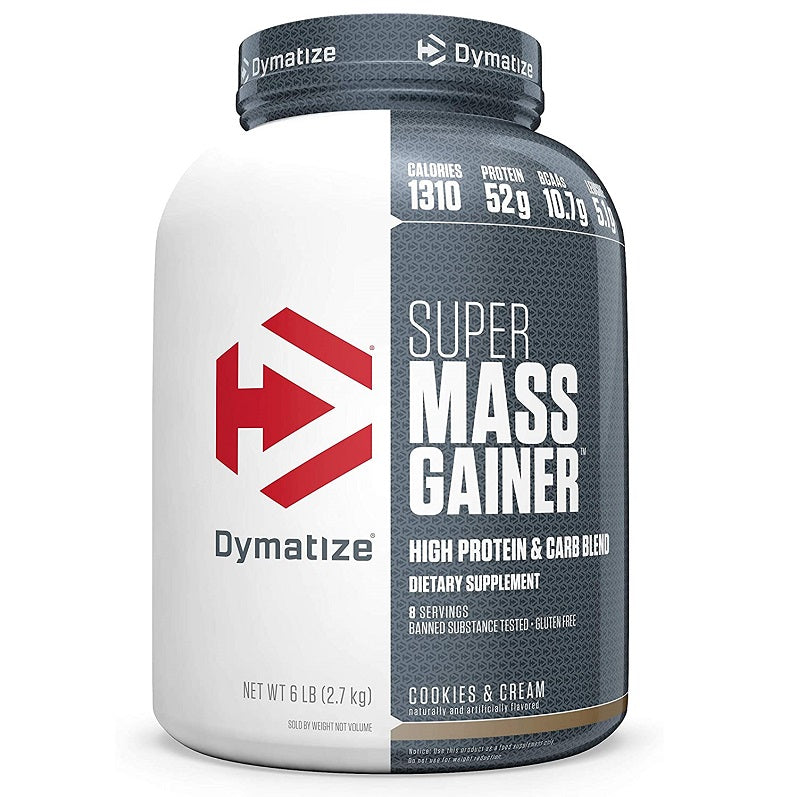 Super Mass Gainer Cookies & Cream 6lb by Dymatize