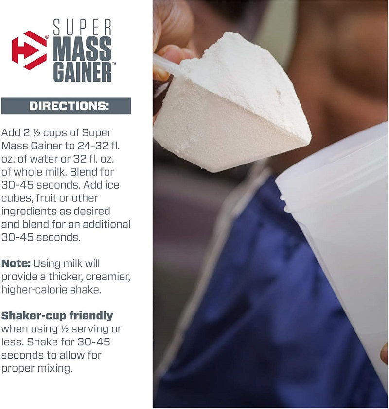 Super Mass Gainer Cookies & Cream 6lb by Dymatize