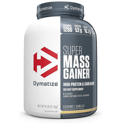 Super Mass Gainer Gourmet Vanilla 6lb by Dymatize