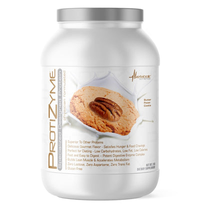 Protizyme Butter Pecan 2lb by Metabolic Nutrition