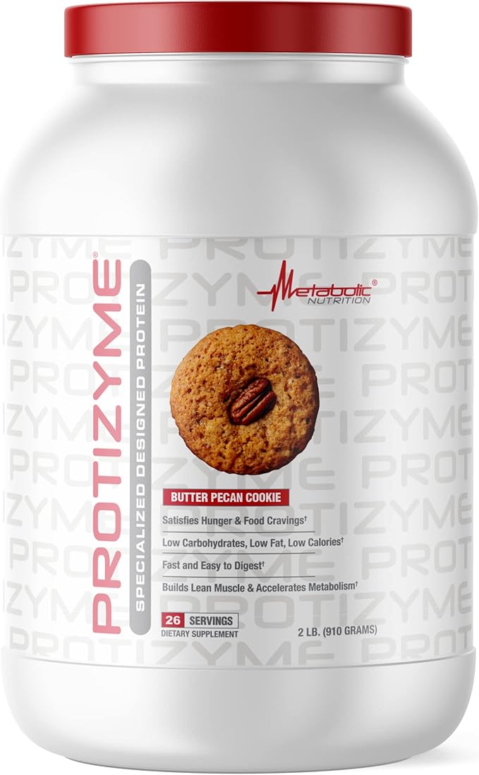 Protizyme Butter Pecan 2lb by Metabolic Nutrition