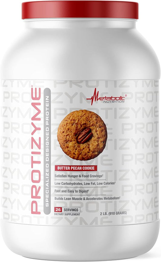 Protizyme Butter Pecan 2lb by Metabolic Nutrition